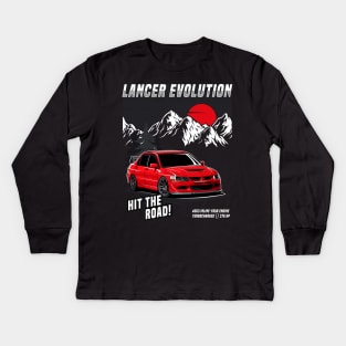 Mitsubishi Lancer Evo VIII (Lancer Evolution) Kids Long Sleeve T-Shirt